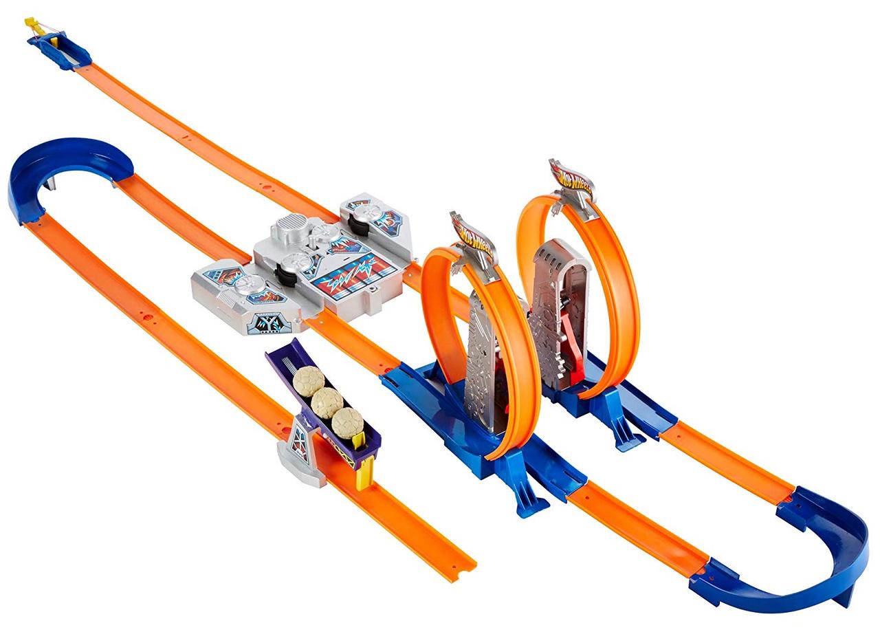 Hot Wheels Трек Хот Вілс Подвійне прискорення (Hot Wheels Track Builder Total Turbo Takeover Track Set)