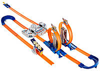 Hot Wheels Трек Хот Вилс Двойное ускорение (Hot Wheels Track Builder Total Turbo Takeover Track Set)