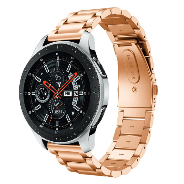 Металевий ремінець Amazfit GTR 2 / Pace / Stratos / 22 мм класичний Золотий / Рожевий 1792P