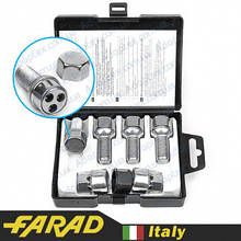 FARAD STIL BULL  ⁇  Болти секретки М14x1.5x27 Сфера R13 Обертове кільце 17 (сталеві ковпачки)+запасний ключ