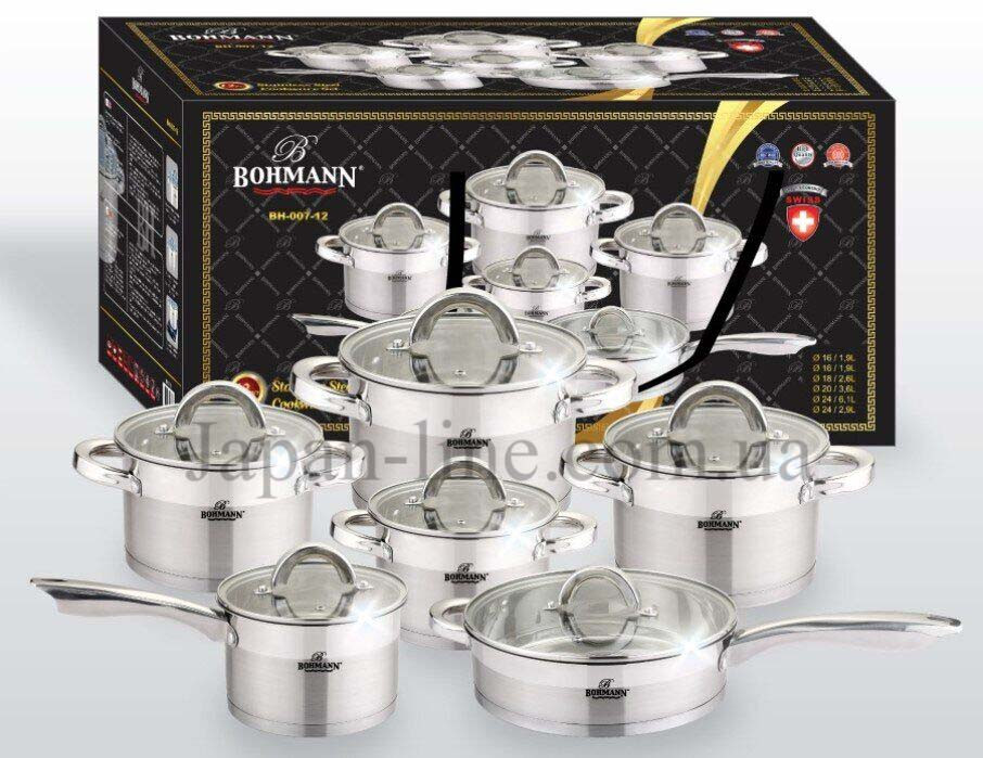 Набір посуду Bohmann BH 007-12 12 предметів
