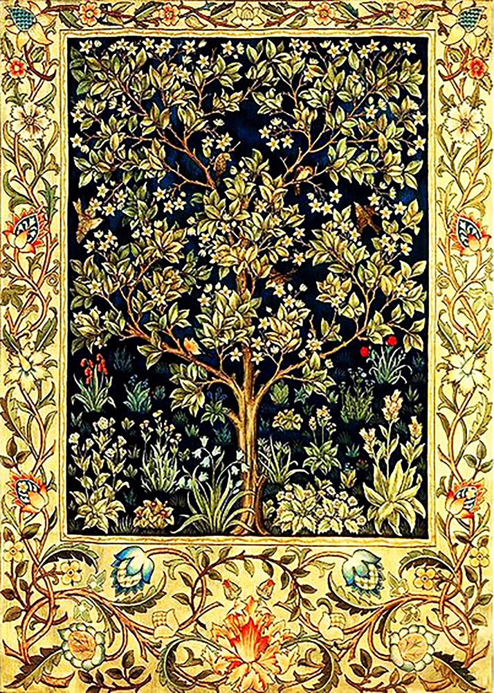Набір алмазної вишивки (мозаїки) "Дерево бажань". Художник William Morris