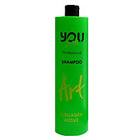 Шампунь для пошкодженого волосся You Look Professional ART Collagen Active Shampoo 1000 мл.