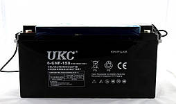 Гелієвий акумулятор BATTERY 12V 150A (Реальна ємність — 40% = 90 А)