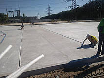 Улаштування покриття з бетону складу готової продукції  м.Бровари 3