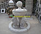 Садовий фонтан декоративний бетонний для саду дачі у дворі, фонтанчики дачні вуличні невеликі з кулею., фото 3