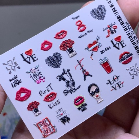 Слайдер 3D для дизайну на нігтях 554 78 05