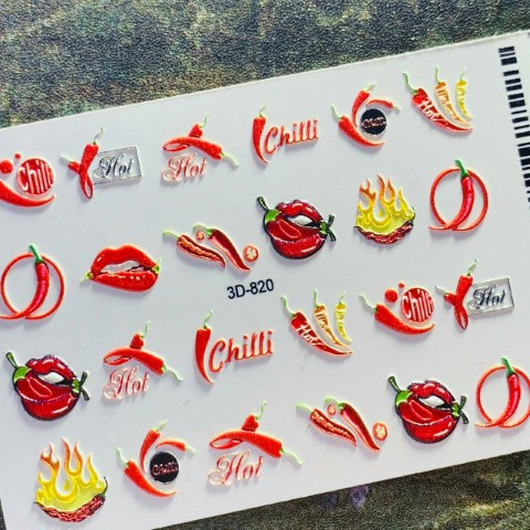 Слайдер 3D для дизайну на нігтях 820 78 05