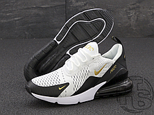 Чоловічі кросівки Nike Air Max 270 White/Black/Gold AV7892-100, фото 3