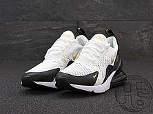 Чоловічі кросівки Nike Air Max 270 White/Black/Gold AV7892-100, фото 4