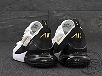 Чоловічі кросівки Nike Air Max 270 White/Black/Gold AV7892-100, фото 6