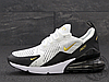 Чоловічі кросівки Nike Air Max 270 White/Black/Gold AV7892-100, фото 7
