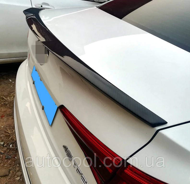 Спойлер багажника з вирізом Audi A4 B9 2014-2019 р.в.