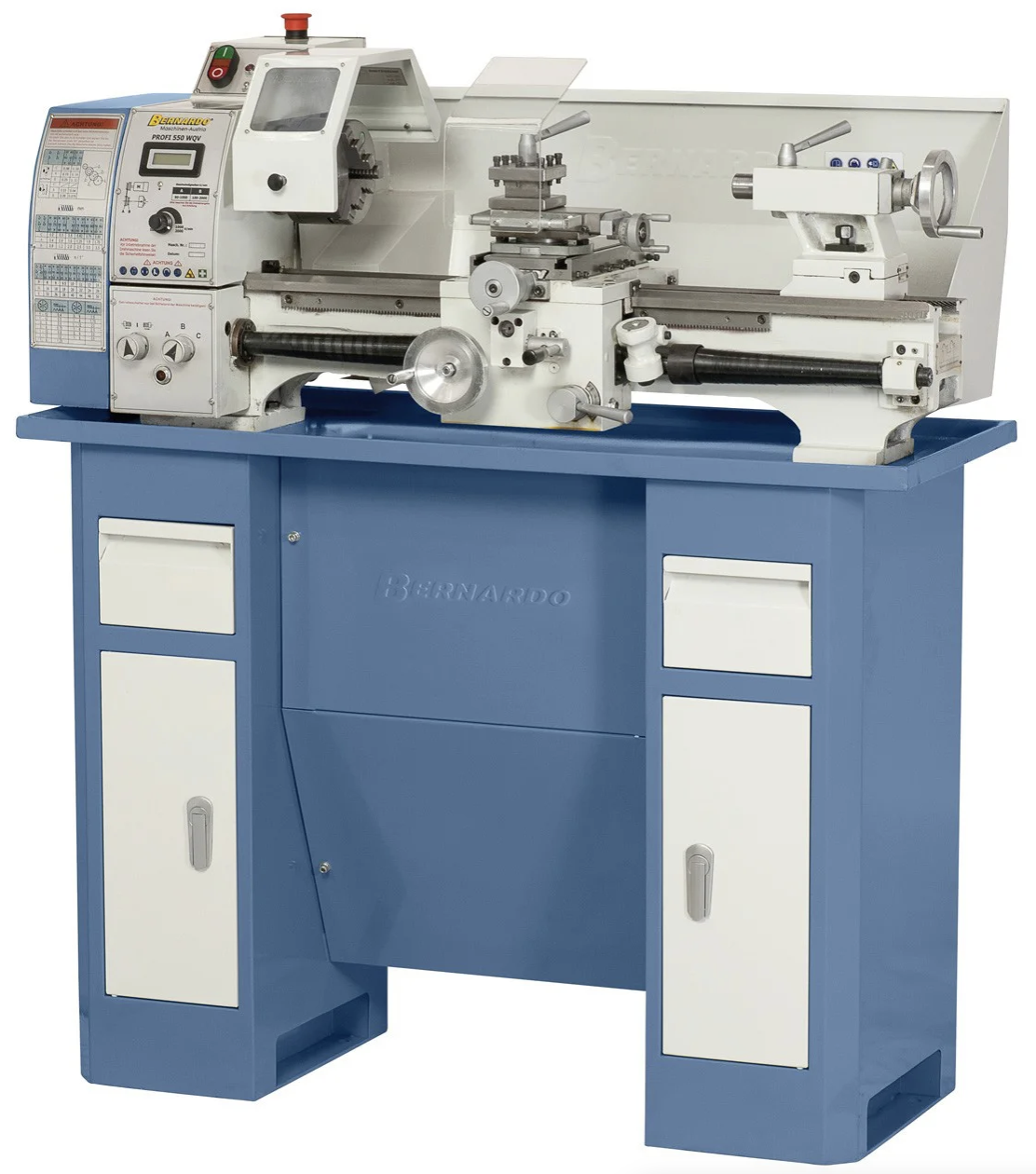 Profi 550 WQV НАСТІЛЬНИЙ ТОКАРНИЙ ВЕРСТАТ ПО МЕТАЛУ Bernardo | Міні-токарний верстат по металу, фото 1