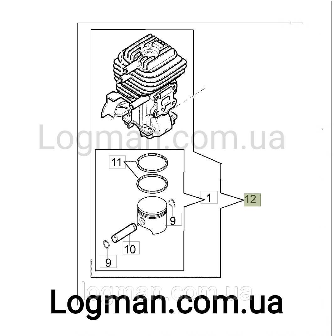 Оригінальна поршнева Oleo-Mac BV300/Efco SA 3000, фото 1