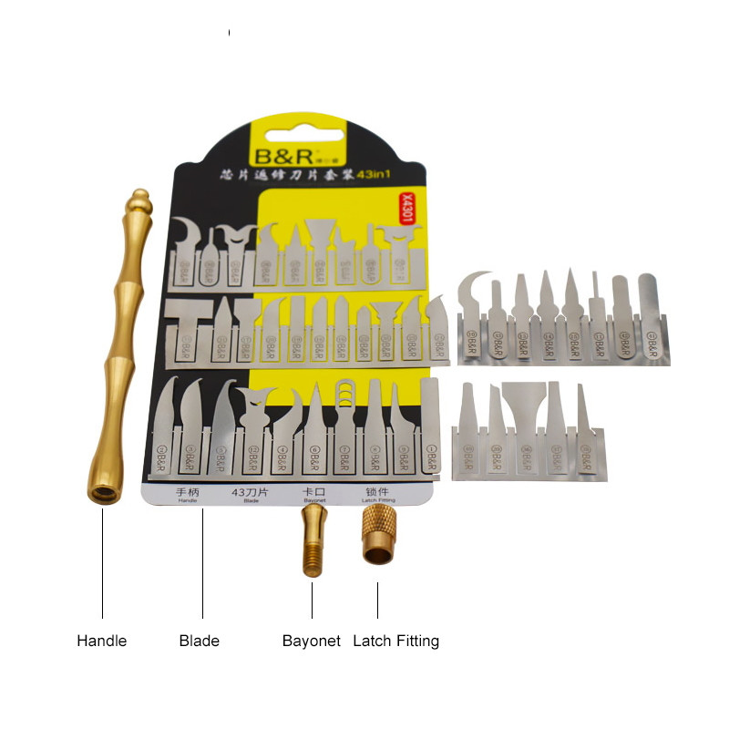 Набір для реболлинга B@R X4301 зі знімними насадками 43 шт.