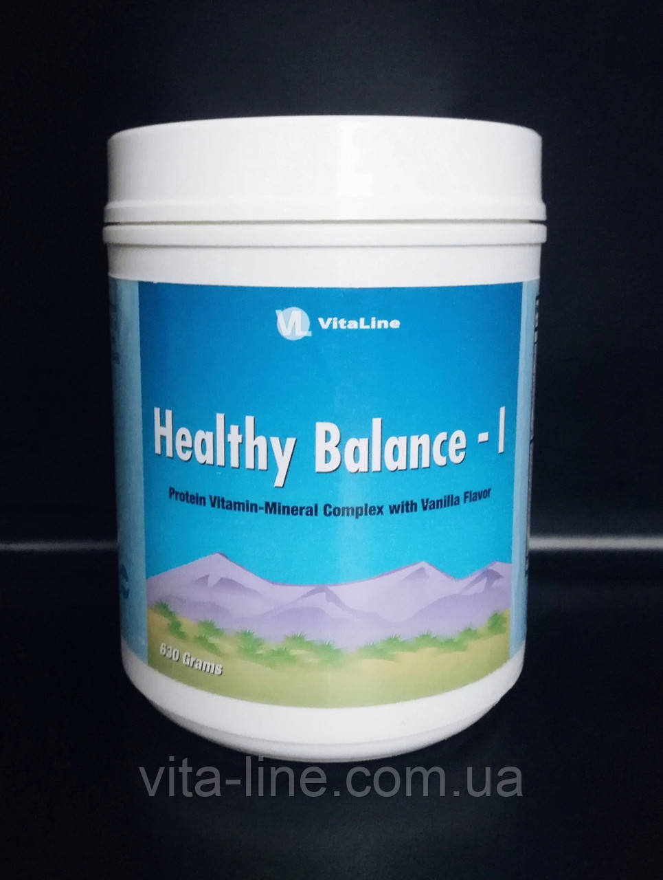 Кепневий раціон/Ванільний коктейль/ Healthy Balance 1 Vanilla Drink Mix ВітаЛайн/VitaLine 630 г.