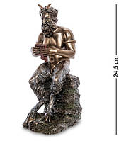 Статуэтка Пан (бог пастушества и скотоводства), играющий на флейте Veronese WS-1015