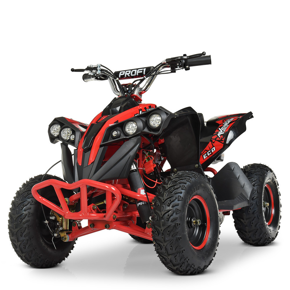 Квадроцикл з металевим корпусом Profi HB-EATV 1000Q-3ST (MP3) V2 червоно-чорний. Різні кольори.