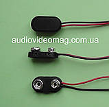 Контакти для батареї типу "Крона", жорстка пластикова основа, фото 2