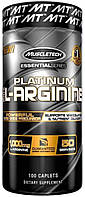 MuscleTech, Platinum L-arginine, 100 капс. х 500 мг, аргинин