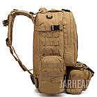 🔥 Тактичний рюкзак з підсумкими "Mountain - 50 pack" (койот) на 50 літрів військовий армійський, фото 3