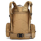 🔥 Тактичний рюкзак з підсумкими "Mountain - 50 pack" (койот) на 50 літрів військовий армійський, фото 4