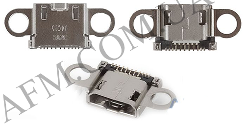 Коннектор Samsung A300/ A500/ A700/ G850/ N910, 11 pin, micro- USB тип- B