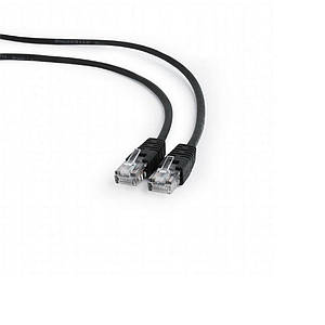 Патч-корд RJ-45 cat.5e 5м Cablexpert PP12-5M/BK чорний новий
