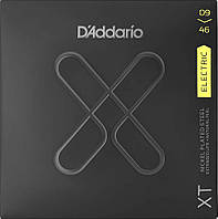 Струны для электрогитары D'Addario XTE0946 XT Super Light Top / Regular Bottom 9/46