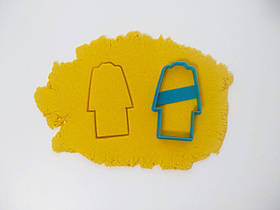 3D-формочки-вирубки для пряників "Пальто/халат"