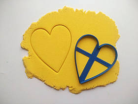 3D-формочки-вирубки для пряників "Сердечко 20"