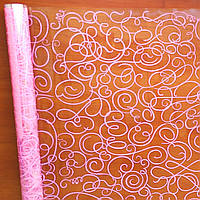Пленка с рисунком "Поэзия" розовая (60 см, 400 г)