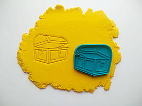 3D-формочки-вирубки для пряників "Сундук"