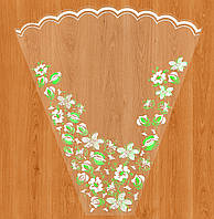 Пакеты для цветов "Анна" №2-зеленый (14х50х59 см)