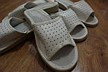 Тапочки жіночі шкіряні., фото 3