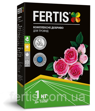 Добриво для троянд Fertis, без хлору та нітратів, 1 кг, фото 1