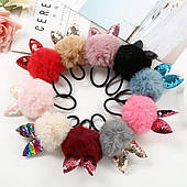 Гумки з хутром мікрофібра та палять