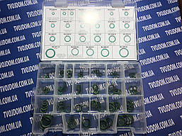 Набір гумових прокладок HNBR,зелені (120 шт. по 5 прокладок кожного типу) RK 1048, DRA 699UN (RK1048 acl153un)