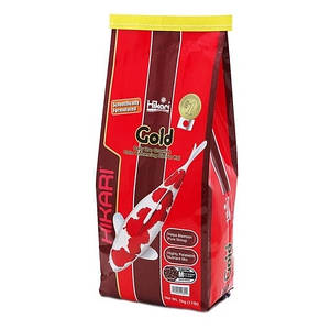 Корм для коропів кої Hikari Gold 5 kg (посилення забарвлення, корм для ставкових риб)