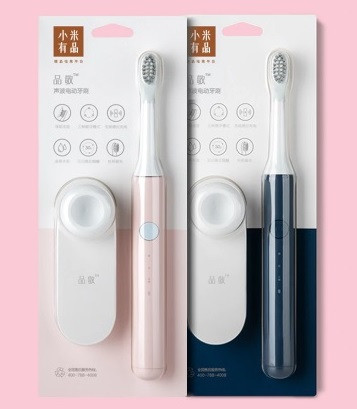 2 штуки! XIAOMI Pinjing EX3 — Електрична звукова зубна щітка (blue + pink) — ОРИГИНАЛ!