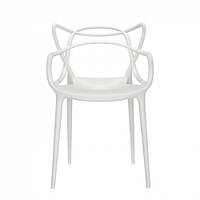 Стілець обідній Мастерс Пластик Білий (СДМ меблі-ТМ)