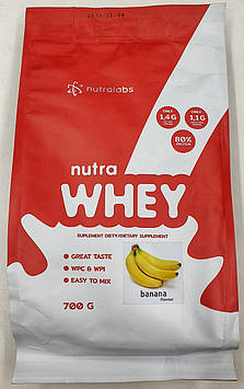 Протеїн - Комплексний протеїн - Nutralabs Nutra Whey 700 g Banana