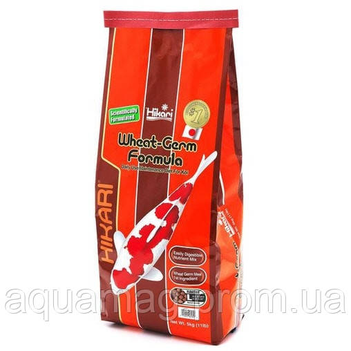 Корм для коропів кой Hikari Wheat-Germ 5 kg (для низьких температур, корм для ставкових риб)