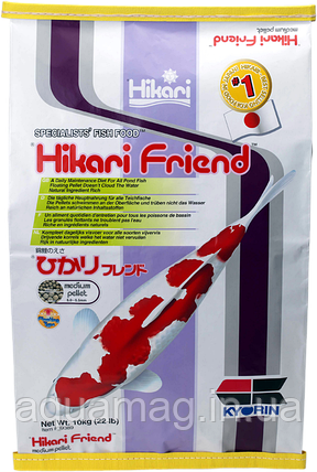 Корм Hikari Friend 10 kg для коропів кой та інших ставкових риб (основне харчування), фото 2