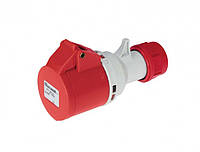 Розетка кабельная EC69088, IP44 (32A, 415V, 3P+N+PE) Elettrocanali