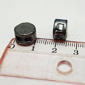Свинцева пломба під пломбіратор 10 мм для інкасації, охоронна пломба для опечатування