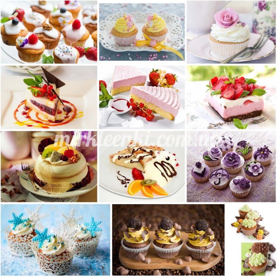 Клейонка на стіл ПВХ на основі Тістечко 🍰