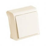 Вимикач одноклавішний Viko Vera (крем)