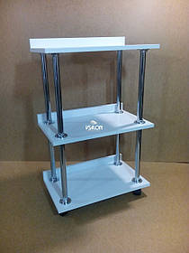 Косметологічна візок на колесах з бортиками А85